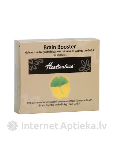 Healinature smadzeņu darbībai, 32 kapsulas | internetaptieka.lv