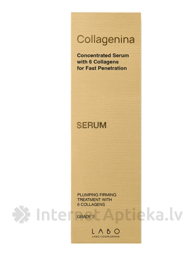 Collagenina seerum 6 tüüpi kollageeniga, intensiivsus 2, 30 ml | internetaptieka.lv
