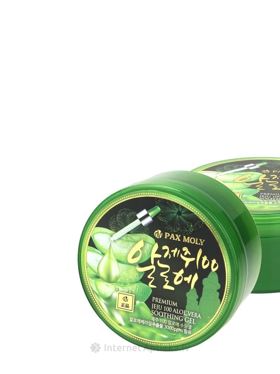 Смягчающий гель с алоэ вера Pax moly jeju 100 premium, 300 г | internetaptieka.lv