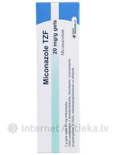 Miconazole TZF 20 мг / г гель, 30 г | internetaptieka.lv
