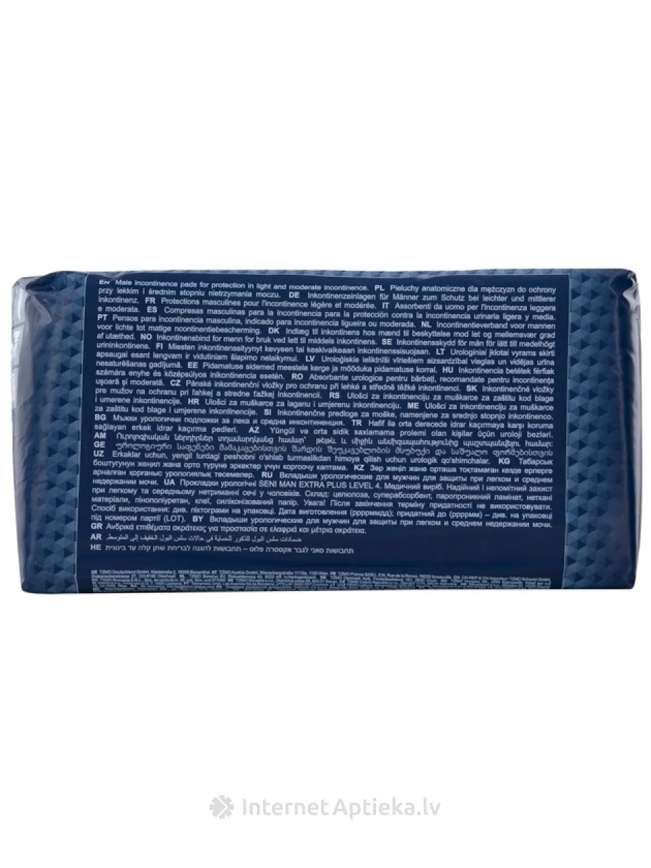 Seni Man Extra Plus, 4. taseme vahetükid, 15 tk. | internetaptieka.lv