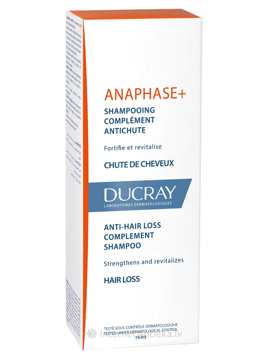 Ducray Anaphase+ šampūns pret matu izkrišanu, 200 ml | internetaptieka.lv