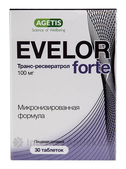 Evelor Forte 100 mg, 30 tabletes - InternetAptieka.lv
