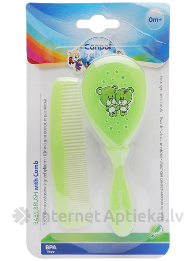 Canpol Babies детская щетка для волос с расческой, 1 шт. | internetaptieka.lv