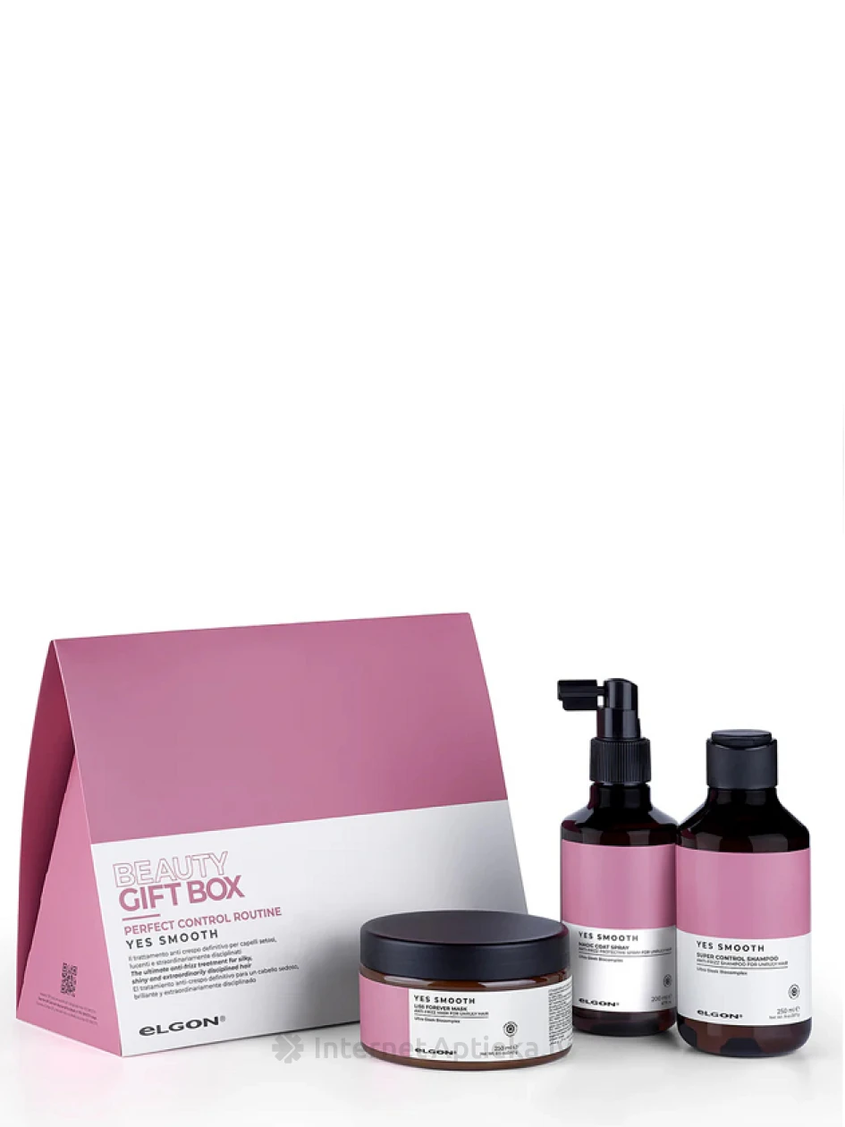 ELGON YES SMOOTH Beauty box (šampūns, maska, izsmidzināms līdzeklis), izsmidzināms līdzeklis) | internetaptieka.lv