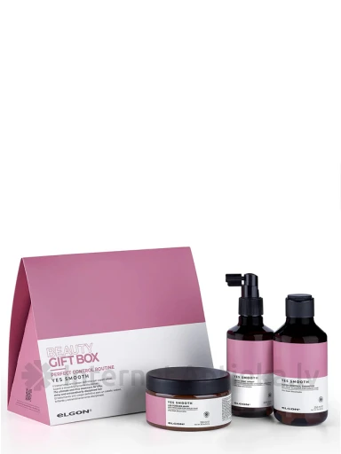 ELGON YES SMOOTH Beauty box (juuksešampoon, juuksemask, juustesse jäetav pihusti) | internetaptieka.lv