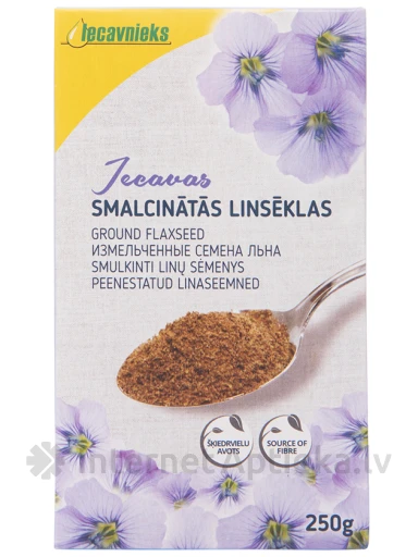 Smalcinātās linsēklas Iecavnieks, 250 g | internetaptieka.lv