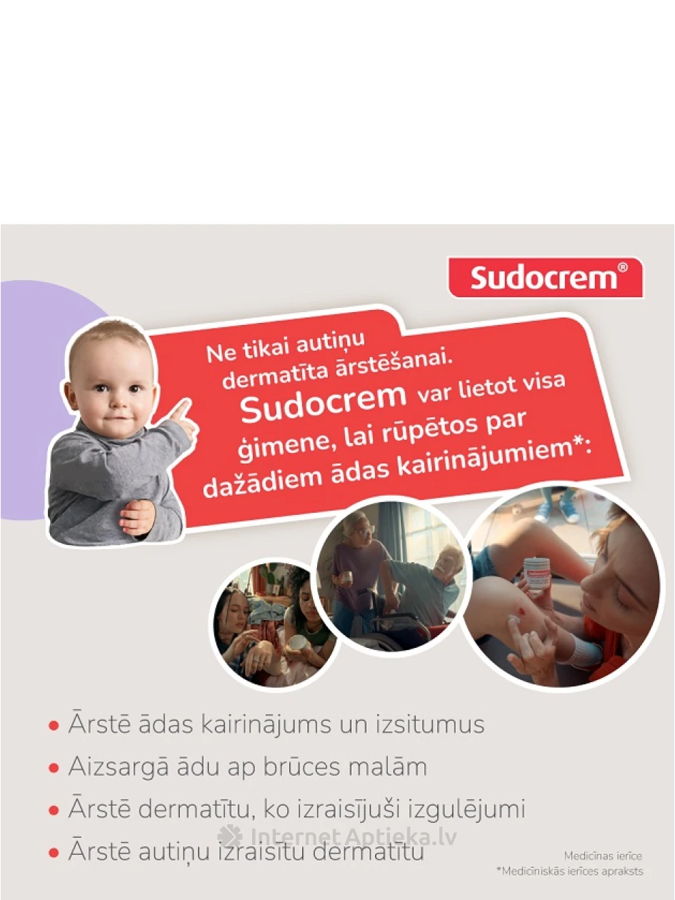 Sudocrem Multi-Expert крем, 60 г | internetaptieka.lv