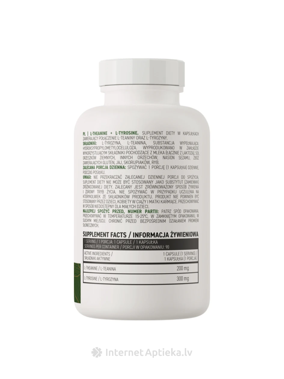 OstroVit L-tyrosine 500 mg kapsulas, 120 gb. | internetaptieka.lv