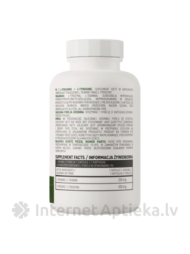 OstroVit L-tyrosine 500 mg kapsulas, 120 gb. | internetaptieka.lv