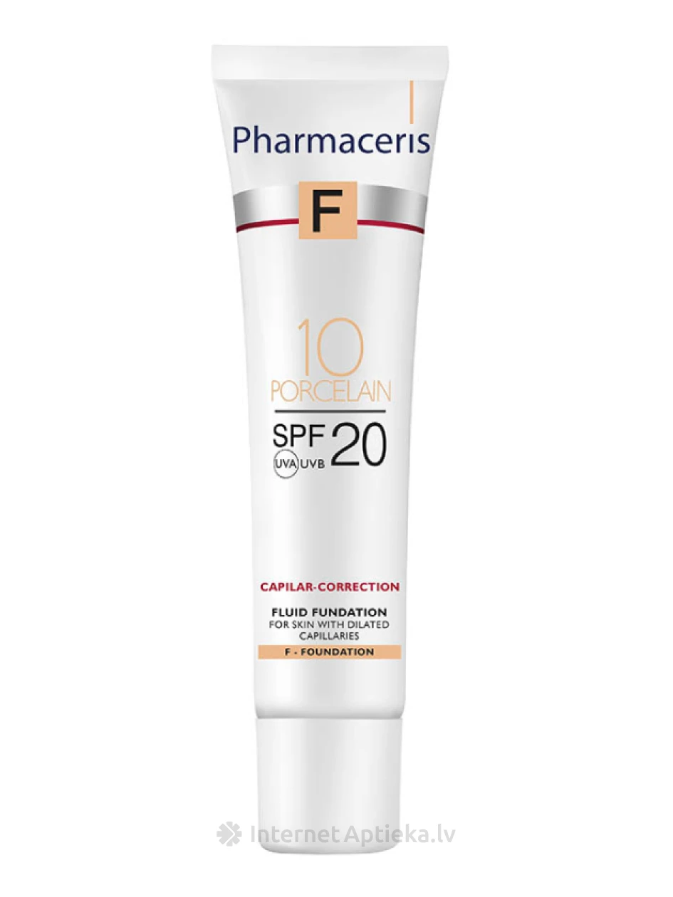 Pharmaceris F CAPILAR-CORRECTION jumestuskreem SPF20 portselanist 10, 30 ml | internetaptieka.lv