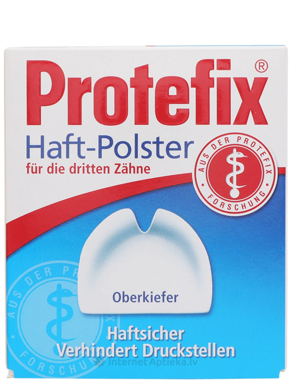 Protefix Half-Polster OK фиксатор протеза для верхней челюсти, 30 шт. | internetaptieka.lv