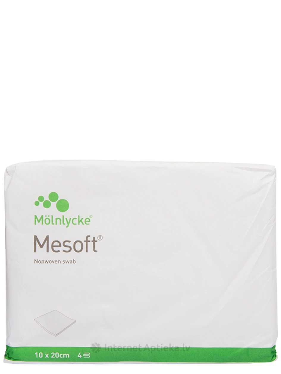 Mesoft ķirurģiskās salvetes 10 x 20 cm, 100 gb. | internetaptieka.lv