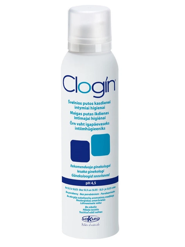 Clogin maigas putas ikdienas intīmai higiēnai, 150 ml