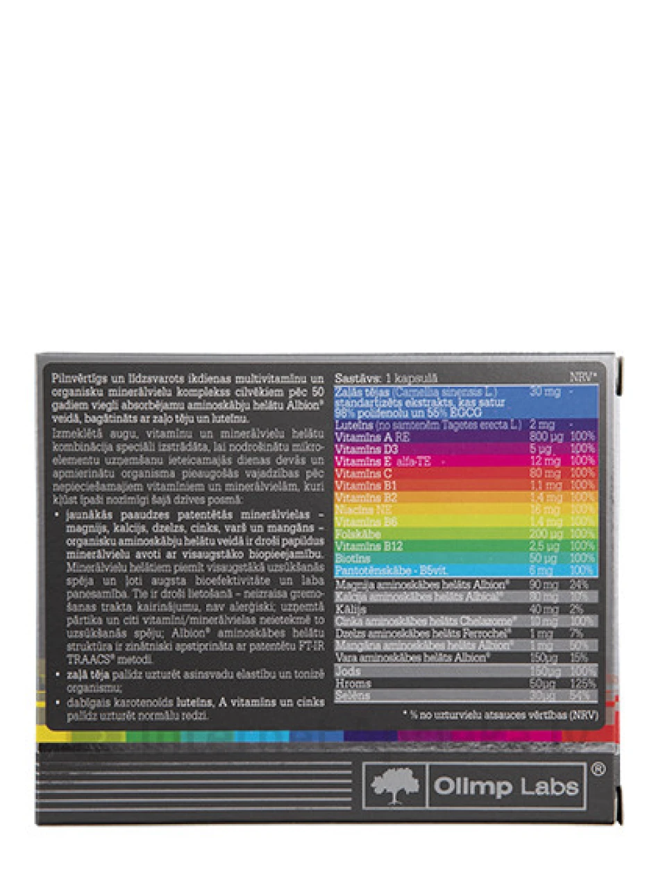 Olimp Labs Vita-Min 50+, 30 капсул | internetaptieka.lv
