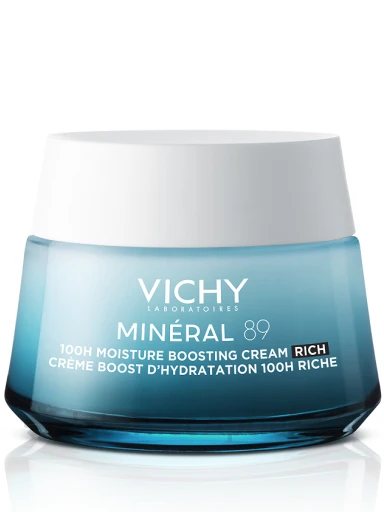 Vichy Mineral 89 Rich Mitrinošs un atjaunojošs krēms sausai ādai, 50 ml | internetaptieka.lv