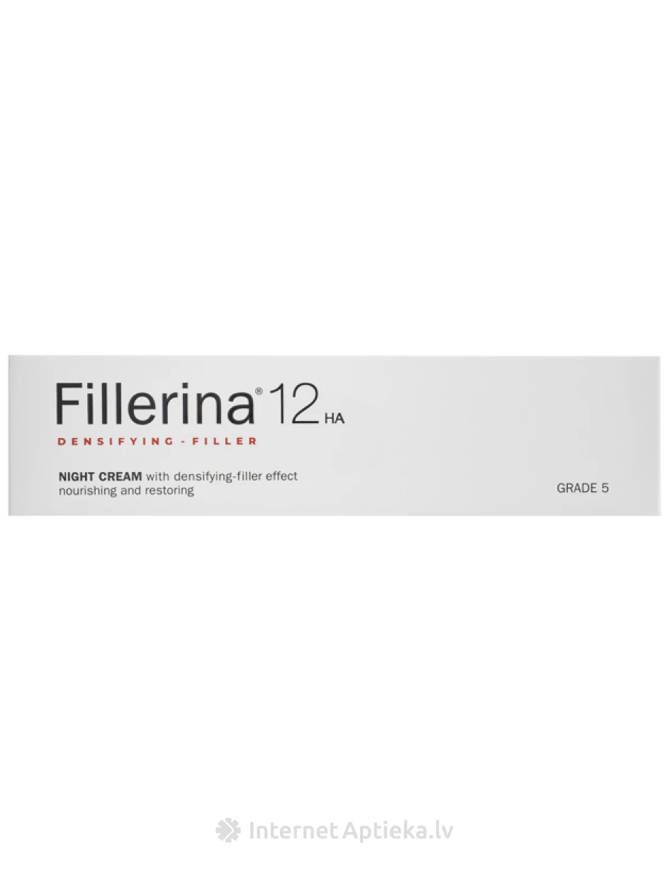 FILLERINA 12HA nakts krēms Intensitāte 5, 50 ml | internetaptieka.lv