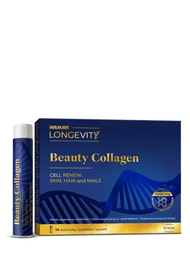 Walmark LONGEVITY Beauty Collagen pudelītes, 14 gb. | internetaptieka.lv