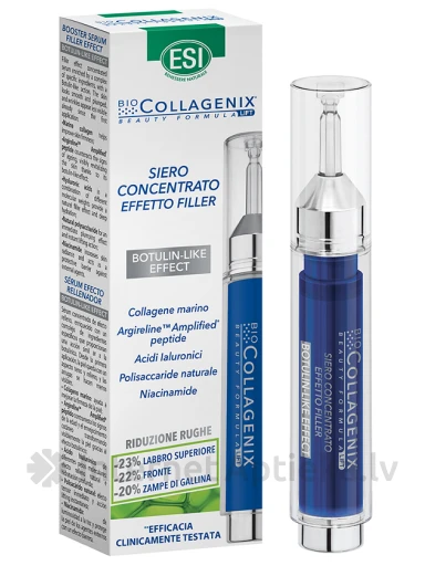 ESI Biocollagenix täitetoimega seerum-booster näo- ja kaelapiirkonnale, 10 ml | internetaptieka.lv