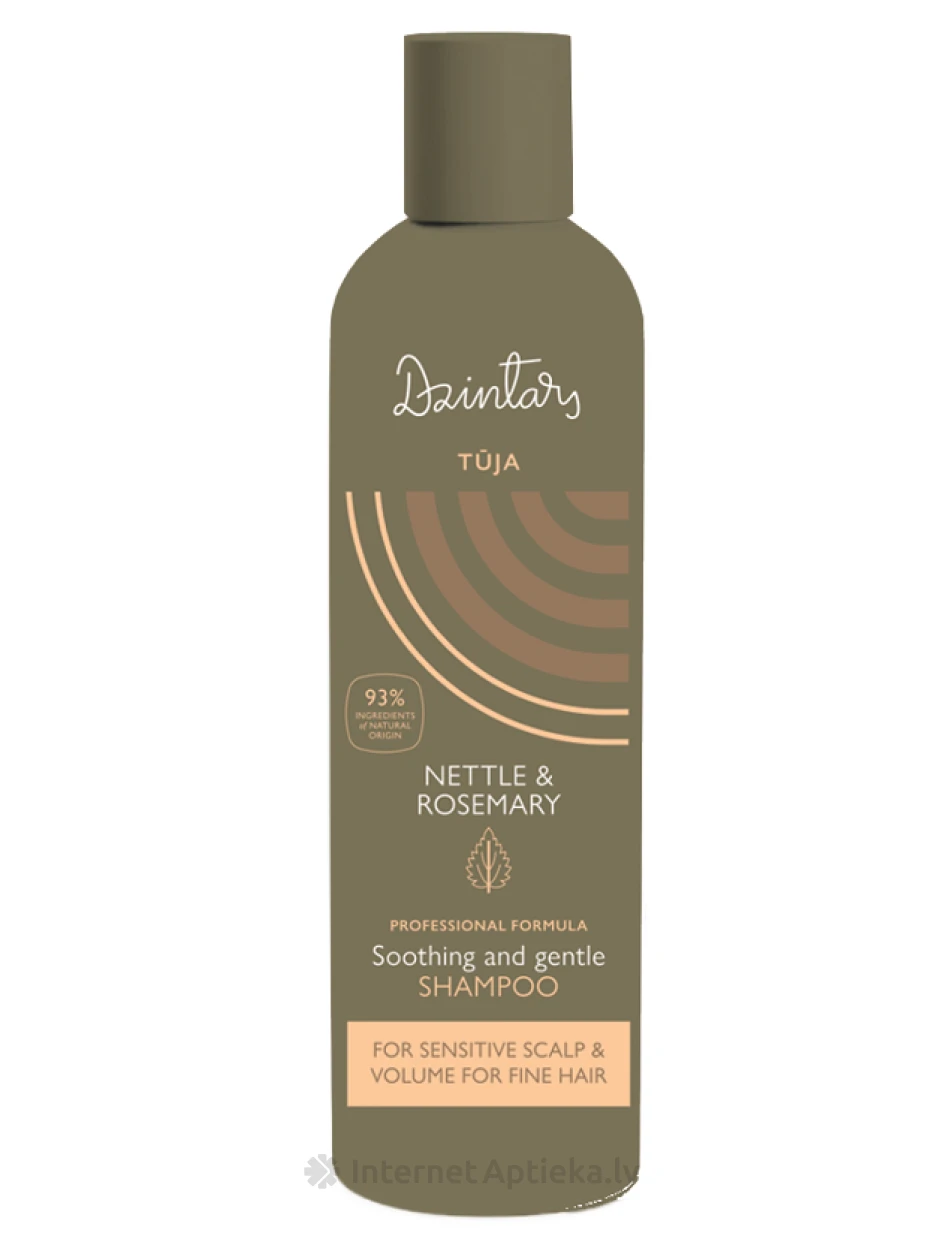 Dzintars Шампунь для чувствительной кожи головы и тонких волос Туя, 300 мл | internetaptieka.lv