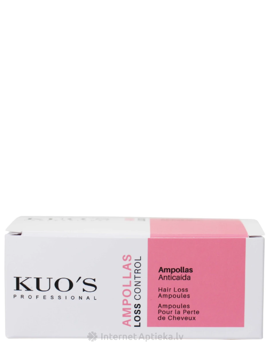 KUO`S Loss Control Ampulas pret matu izkrišanu, 6x10 ml | internetaptieka.lv
