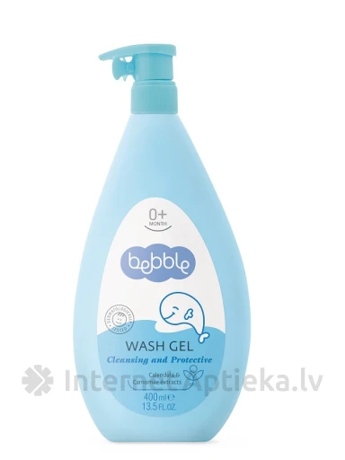 Bebble Shampoo & Body wash šampūns matiem un ķermenim ar lavandas ekstraktu 0+, 400 ml | internetaptieka.lv