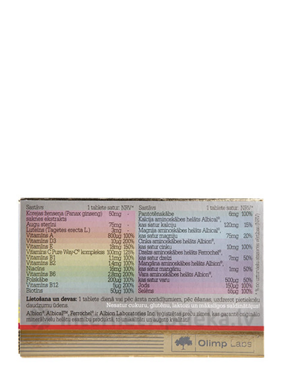 Olimp Labs Gold витамины для пожилых людей, 30 таблеток | internetaptieka.lv
