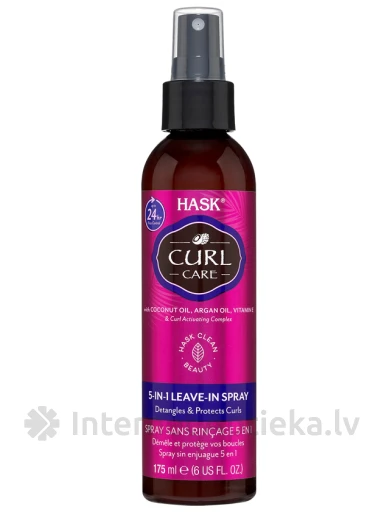 HASK pihustatav palsam lokkis juustele 5in1, 175 ml | internetaptieka.lv