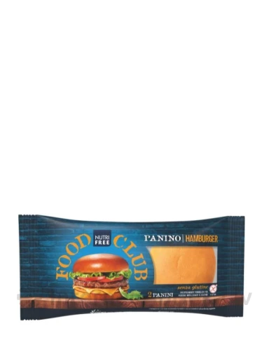 NUTRIFREE PANINO HAMBURGER безглютеновые булочки для гамбургеров, 180 г | internetaptieka.lv
