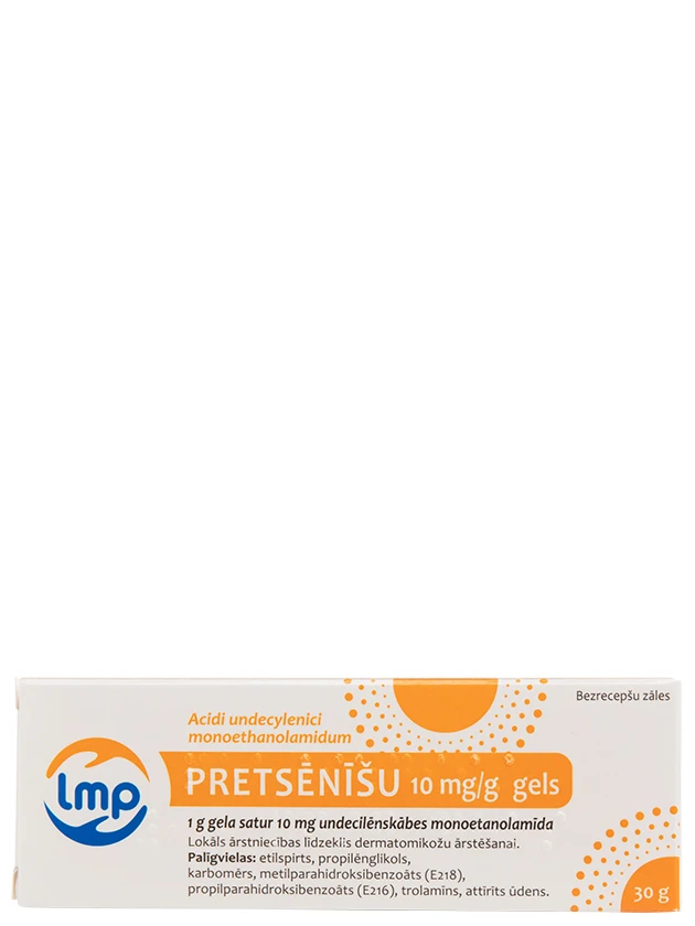 Pretsēnīšu 10 mg/g gels