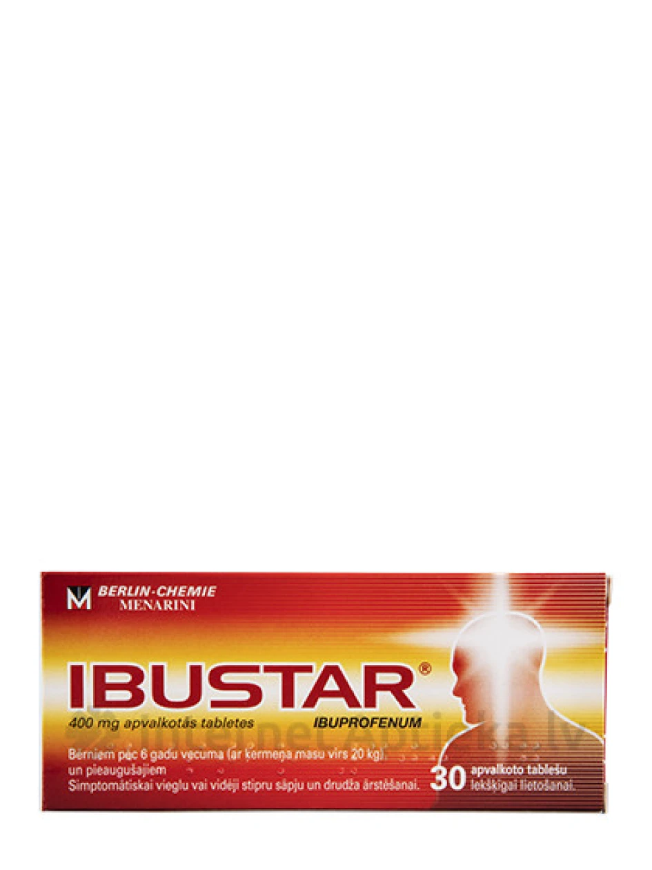 Ibustar 400 mg, 30 tabletti | internetaptieka.lv