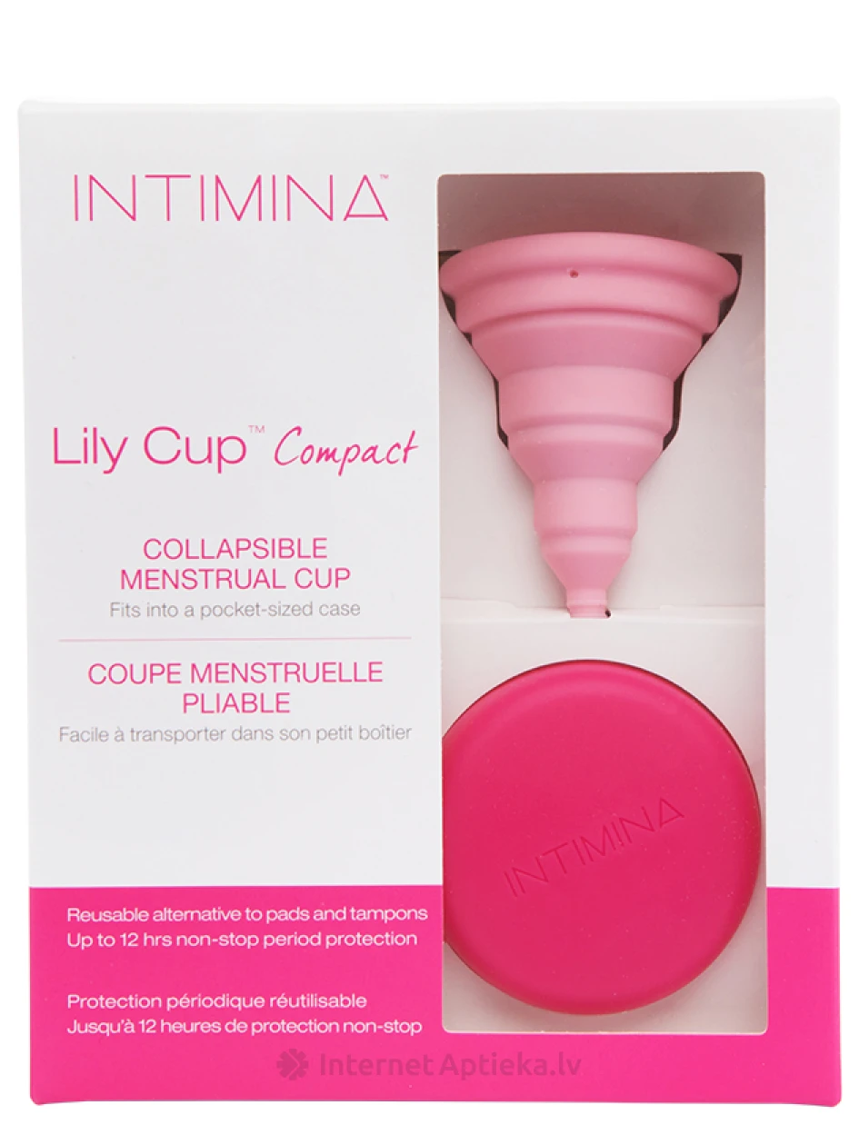 Intimina Lily Cup Compact menstruālā piltuvīte, A izmērs, 1 gb. | internetaptieka.lv