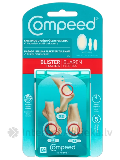 Compeed villiplaaster segapakk, 5 tk. | internetaptieka.lv