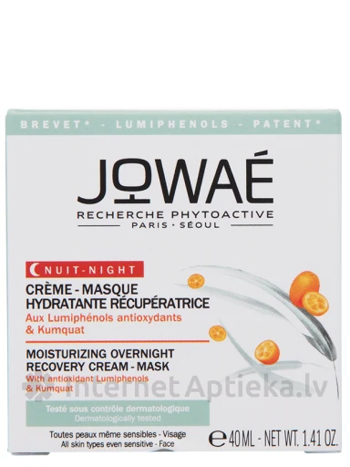 Jowae Overnight Rich niisutav öökreem-mask, 40 ml | internetaptieka.lv