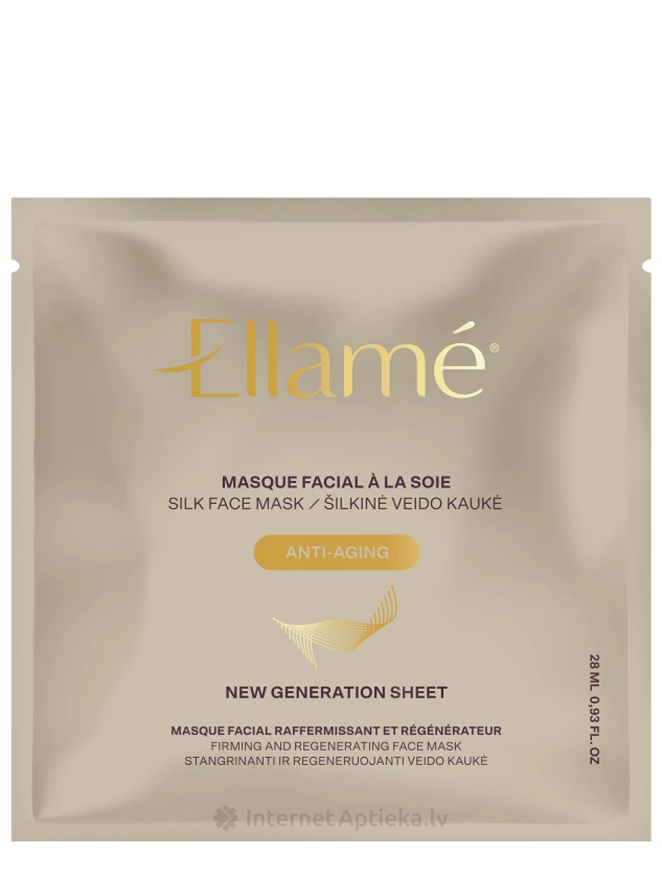 Ellame Anti-Aging Complex zīda sejas maska, 1 gb. | internetaptieka.lv
