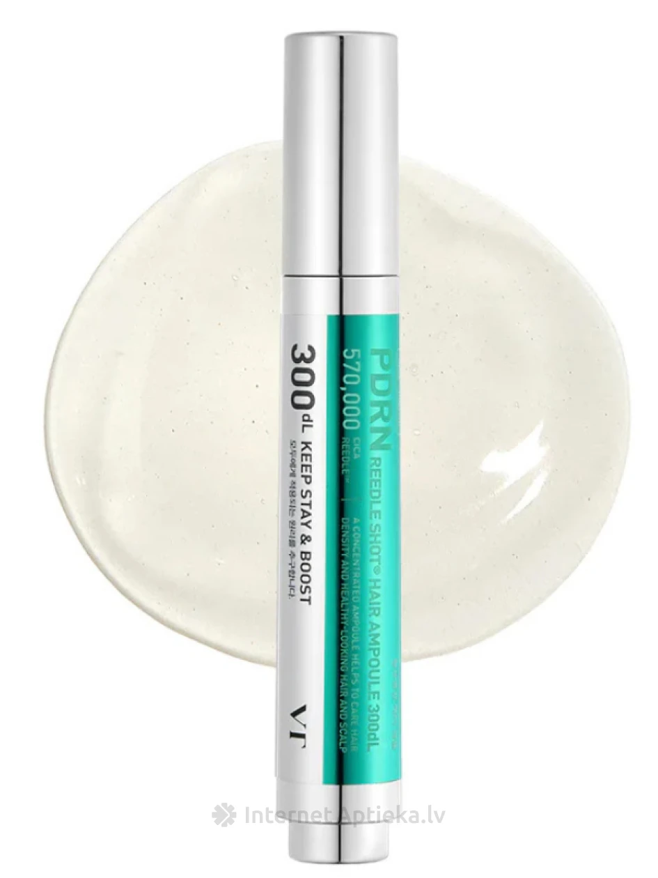 VT Cosmetics PDRN Reedle Shot Hair Ampula 300dL, 15 ml | internetaptieka.lv