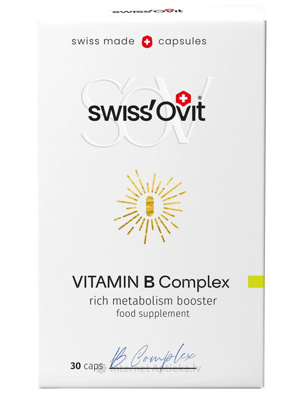 Swiss`Ovit Vitamin B Complex, 30 капсул | internetaptieka.lv