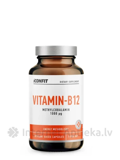 ICONFIT B12 vitaminas, 90 Kapsulės | internetaptieka.lv