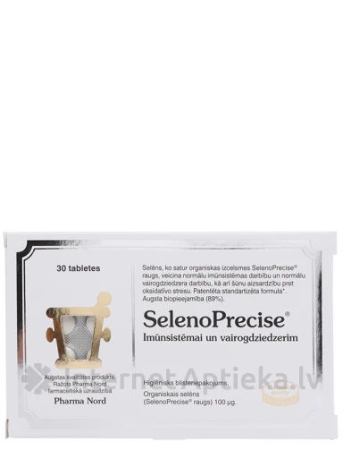 Bio SelenoPrecise Organic, 30 tabletes | internetaptieka.lv