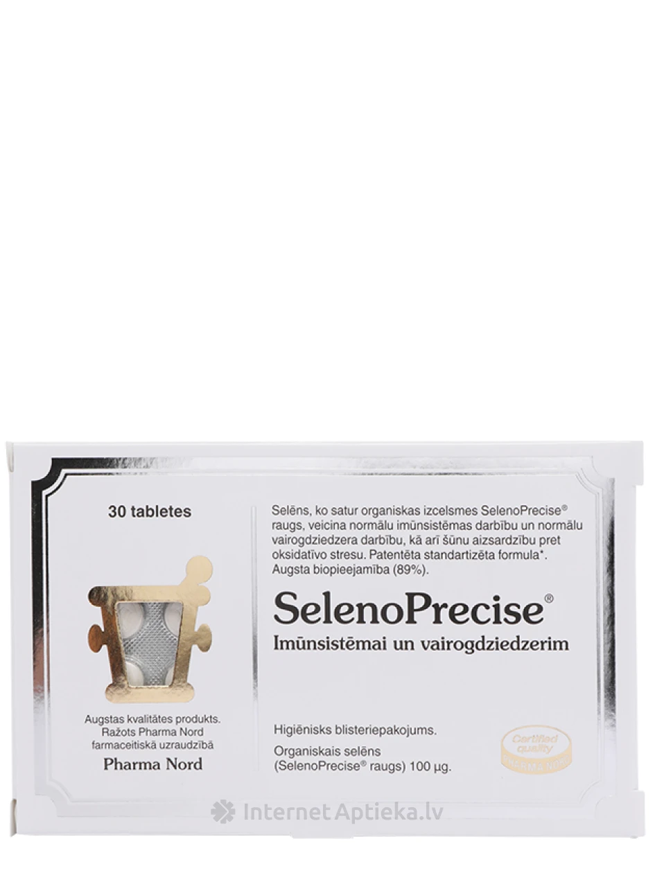 Bio SelenoPrecise Organic, 30 tabletes | internetaptieka.lv