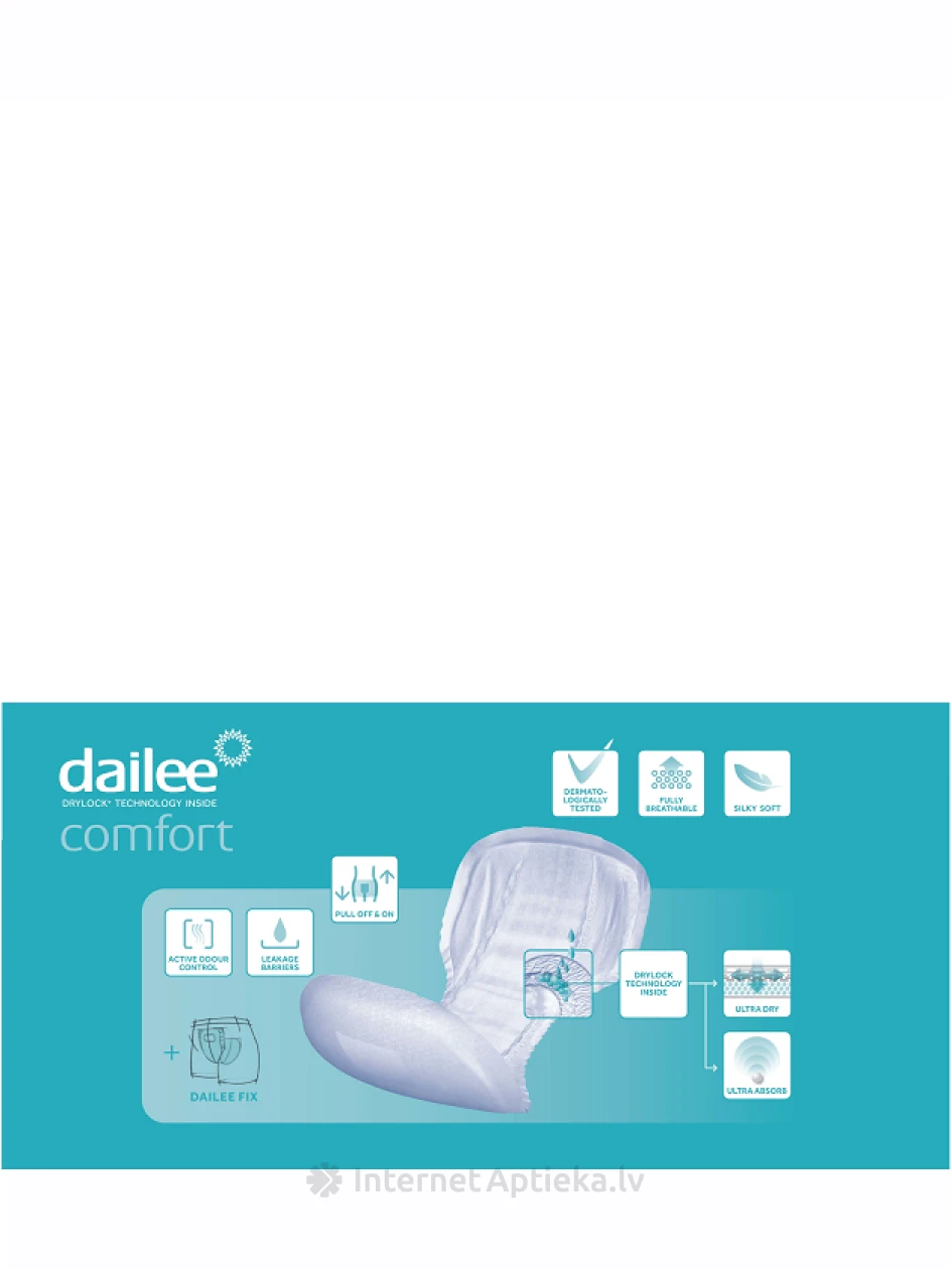Dailee Comfort Extra M sisetükid, 28 tk. | internetaptieka.lv