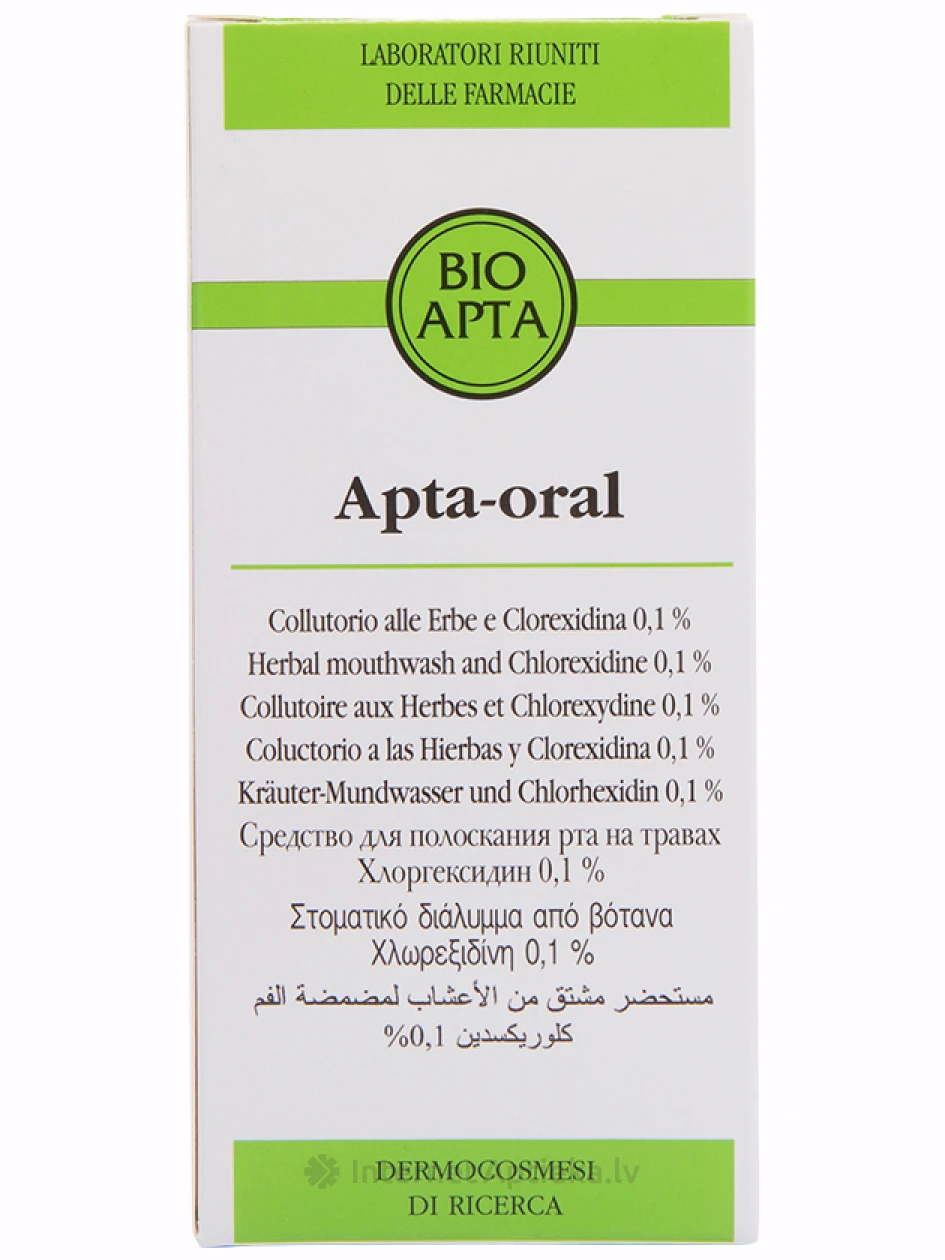 Bioapta Apta-Oral mutes skalojamais līdzeklis ar augu ekstraktiem, 200 ml | internetaptieka.lv