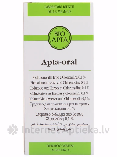 Bioapta Apta-Oral suuvesi taimeekstraktidega, 200 ml | internetaptieka.lv
