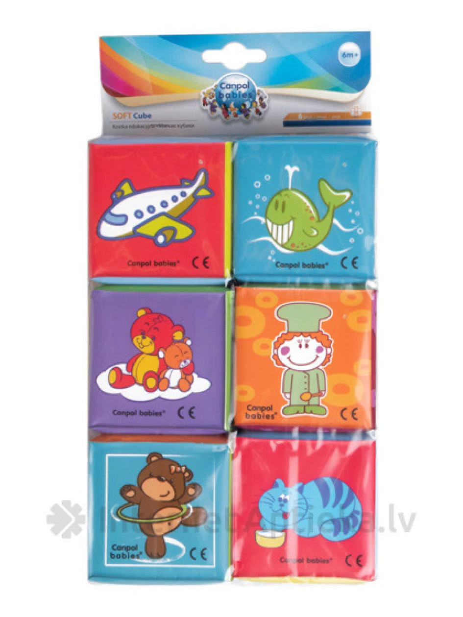 Canpol Toy pehmed kuubikud, 6 tk. | internetaptieka.lv