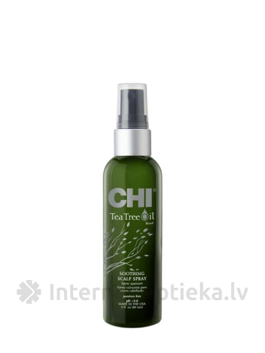CHI Tea Tree Scalp Spray Tejas koka eļļas nomierinošs sprejs, 89 ml | internetaptieka.lv