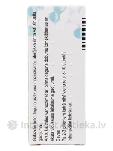 Galazolin deguna pilieni 1 mg/ml, 10 ml | internetaptieka.lv