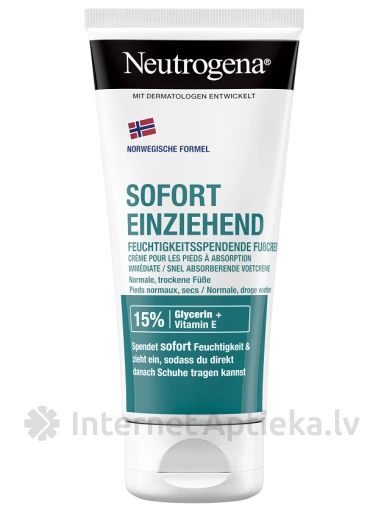NEUTROGENA NWF крем для ног с быстрым впитыванием, 100 мл | internetaptieka.lv