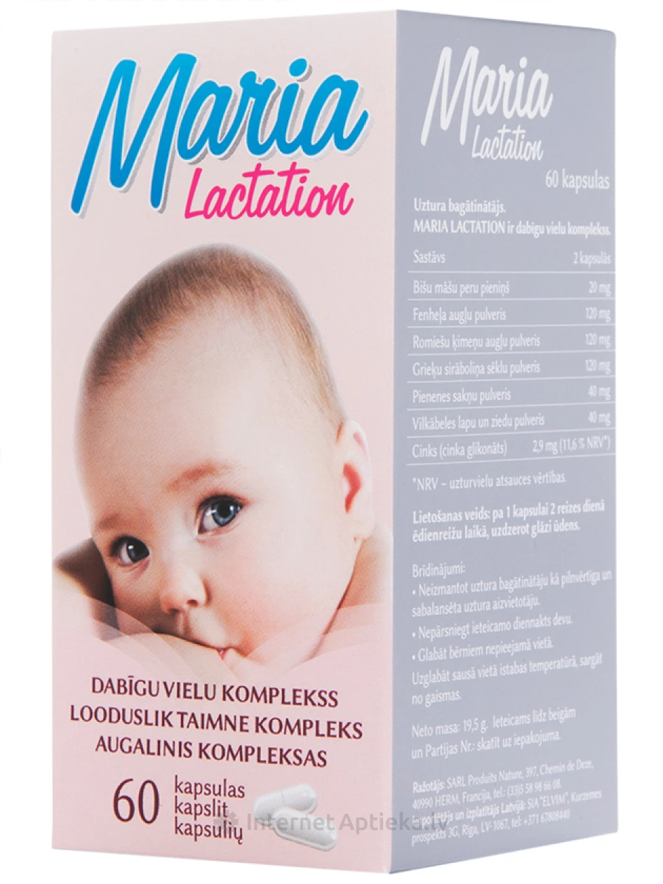Maria imetamine, 60 kapslit | internetaptieka.lv