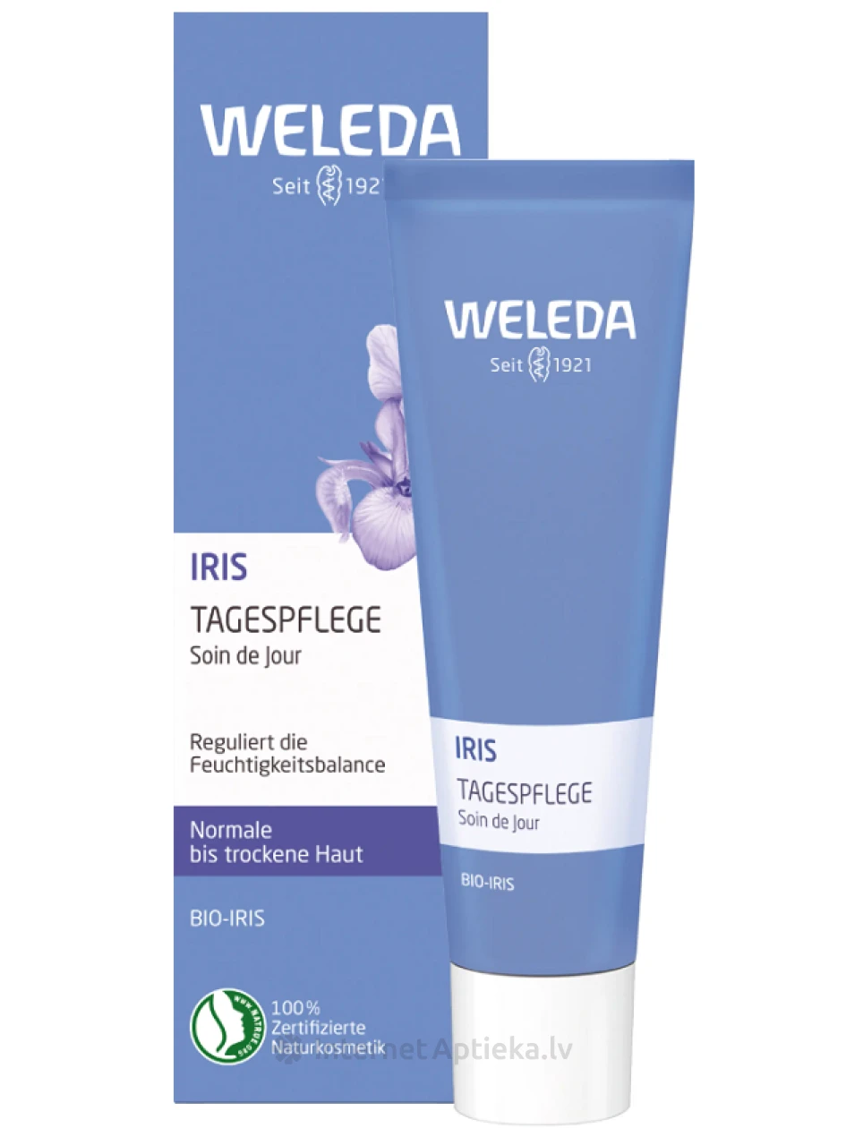 Weleda Iris sejas krēms mitrinošs normālai un sausai ādai, 30 ml | internetaptieka.lv