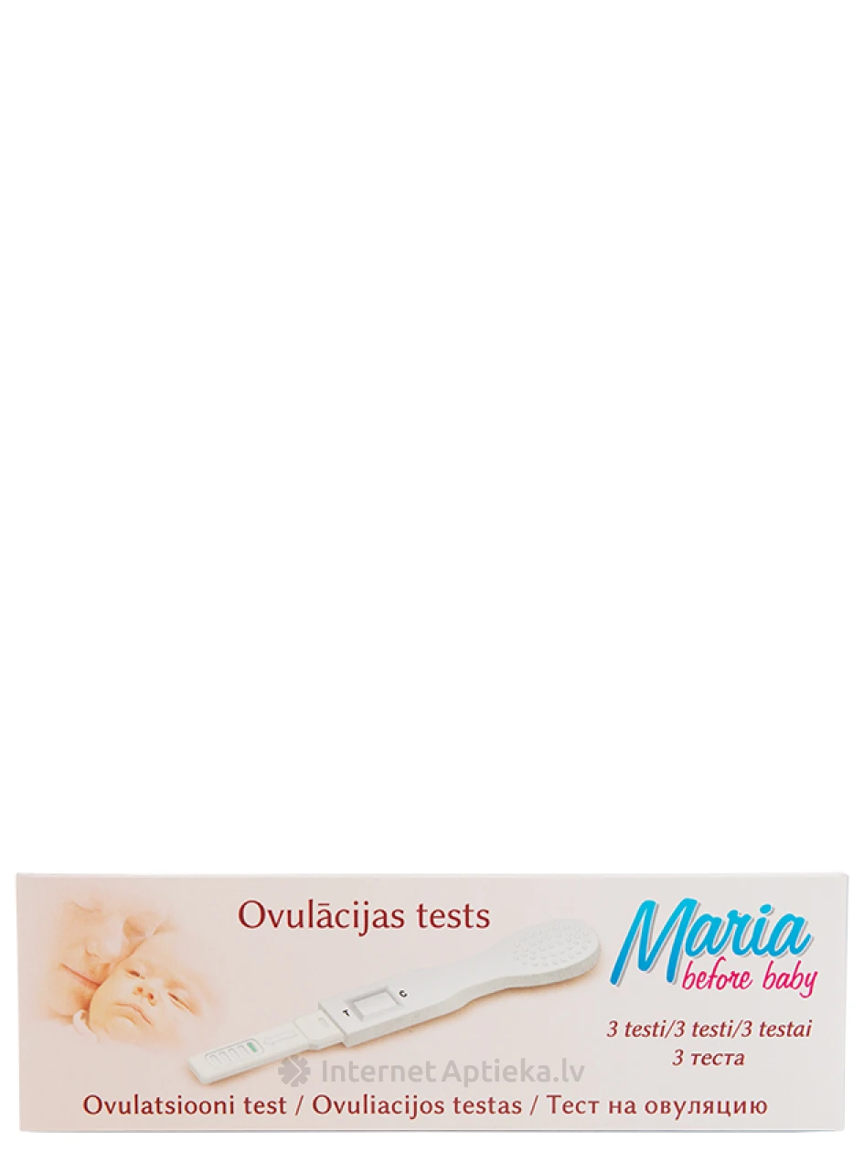 Maria Before Baby тест на овуляцию, 3 шт | internetaptieka.lv